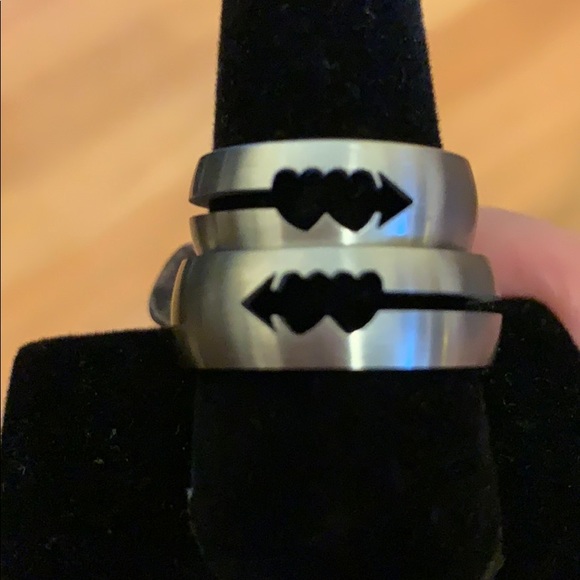 Stainless Steel Bands - super cool! NWOT - Picture 1 of 3